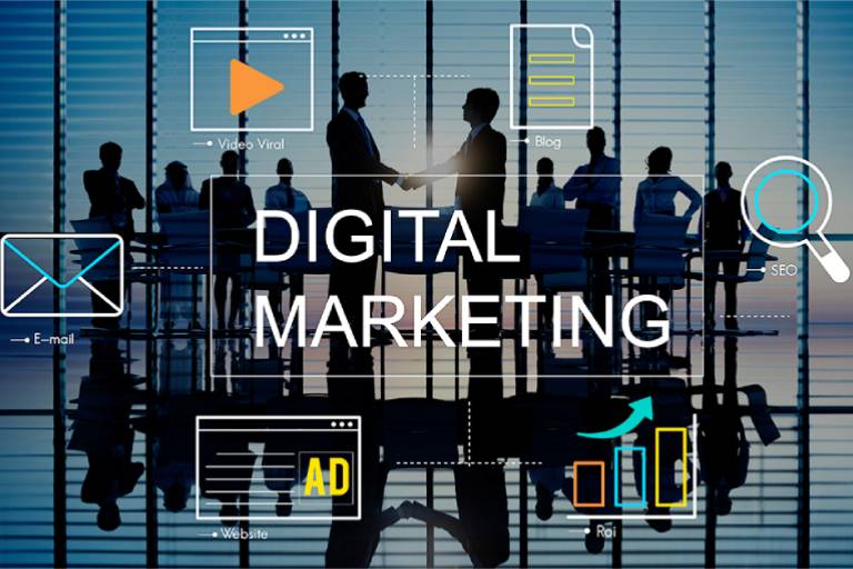 Digital marketing campaign powered by AI, SEO, and multi-channel strategies