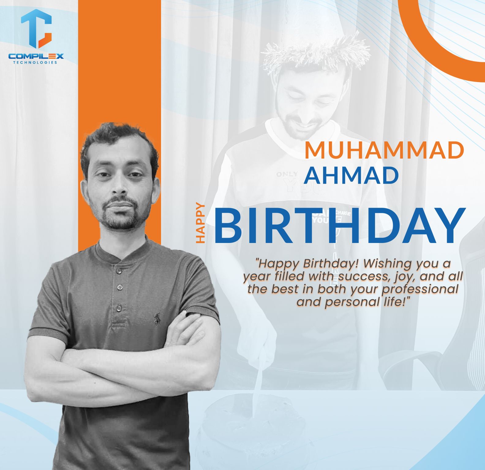 Muhammad Ahmad providing supportive leadership to his team at Compilex.