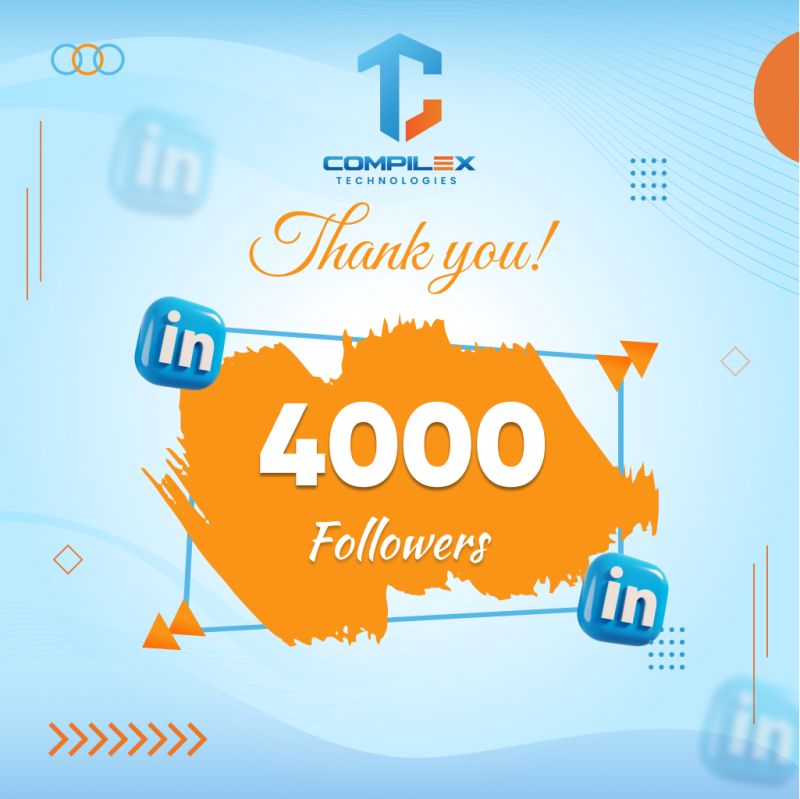 A vibrant graphic celebrating 4,000 followers, featuring the number 4000 with a confetti explosion and the words Thank You to our community.