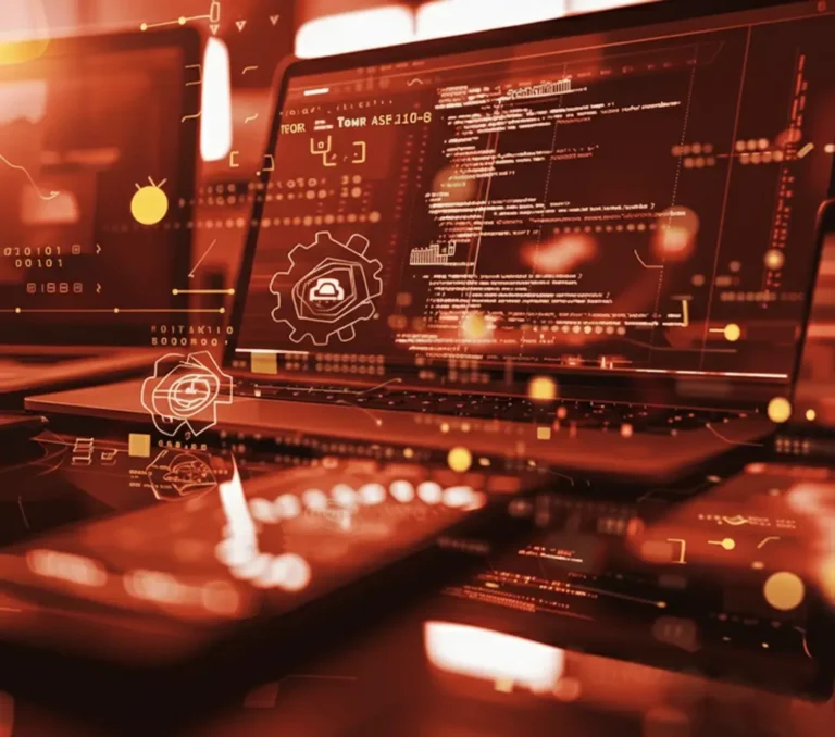 Illustration of a lightbulb transforming into a validated startup product prototype.