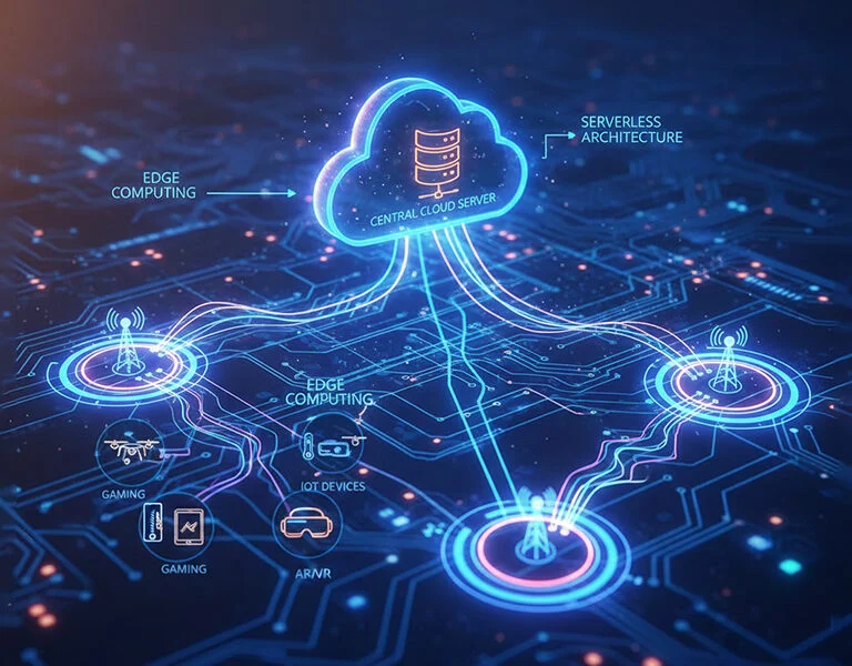Edge computing and serverless architecture