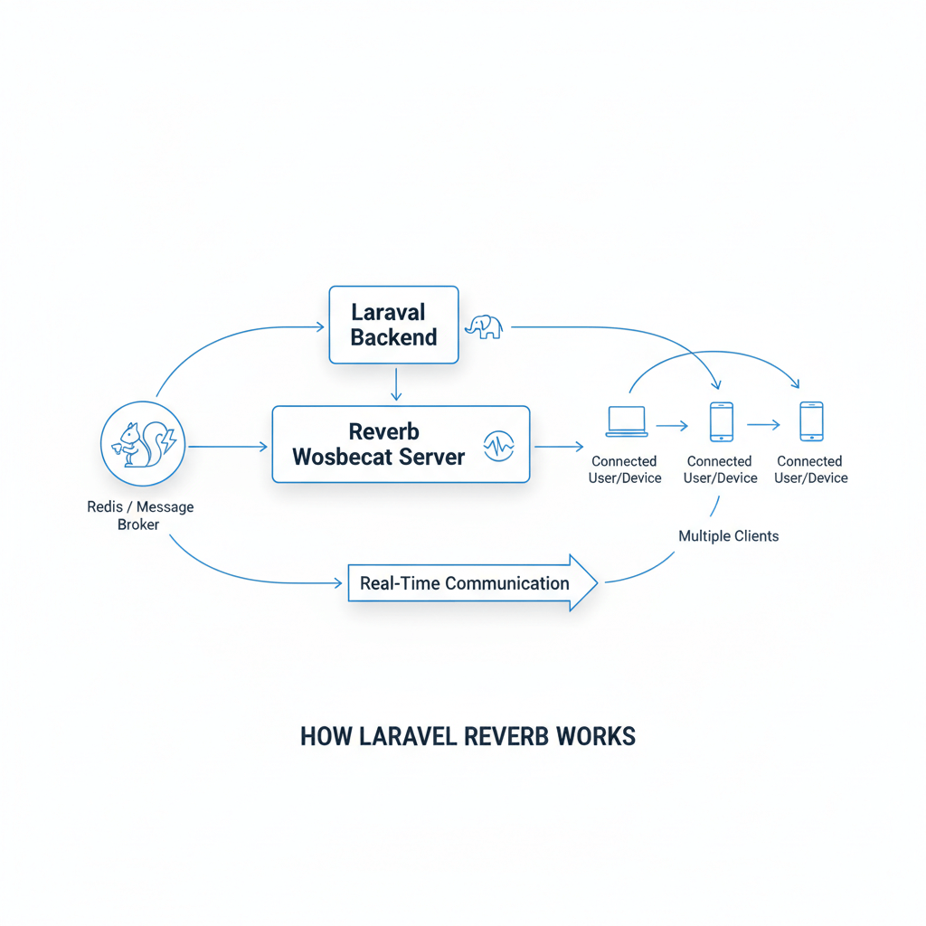 Real-time features in Laravel applications using Reverb